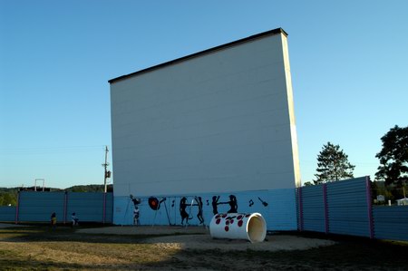 Cherry Bowl Drive-In Theatre - Playground (newer photo)